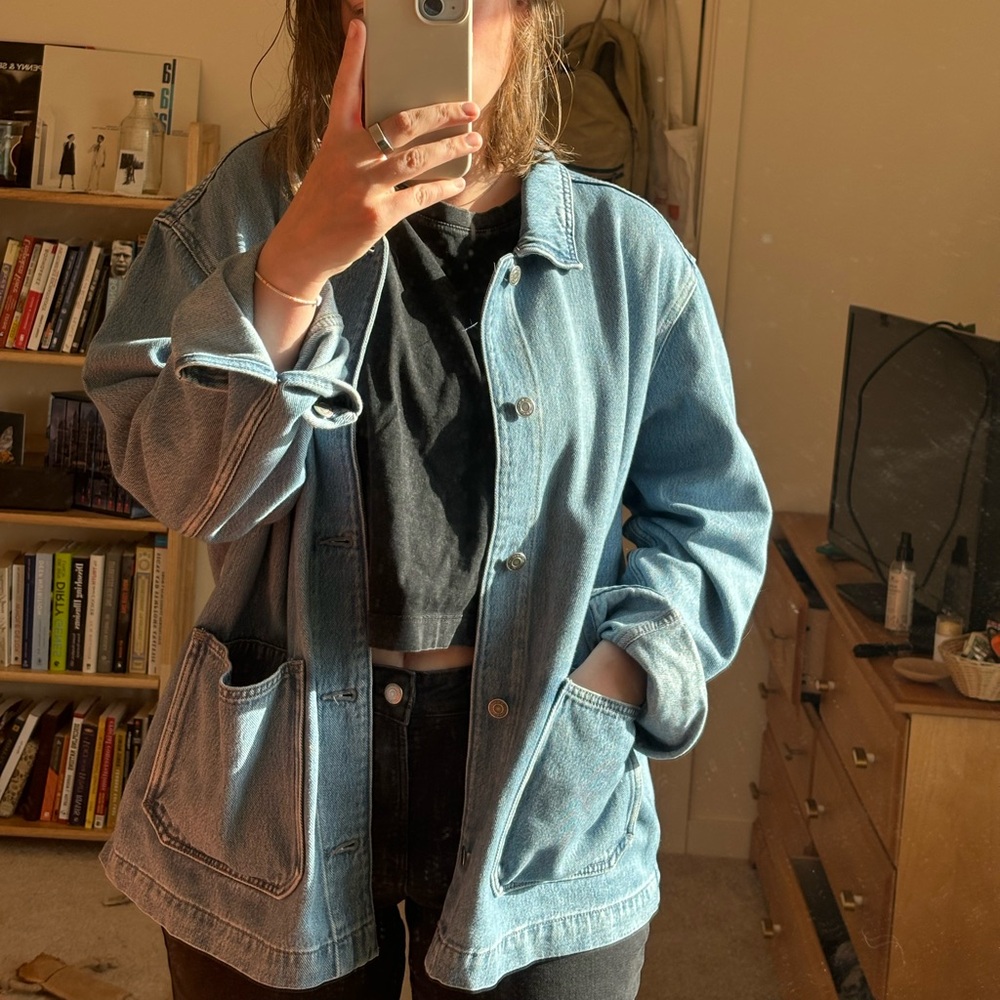 Denim chore jacket